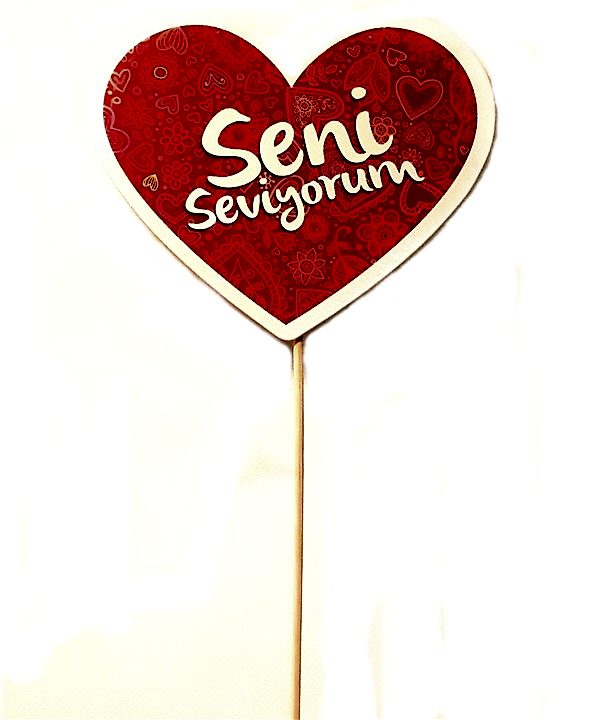 Seni Seviyorum Kalp Çubuk
