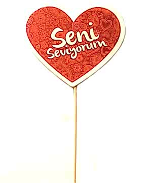 Seni Seviyorum Kalp Çubuk