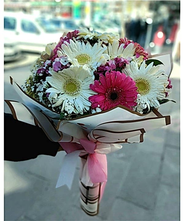 Renkli Gerbera Buketi